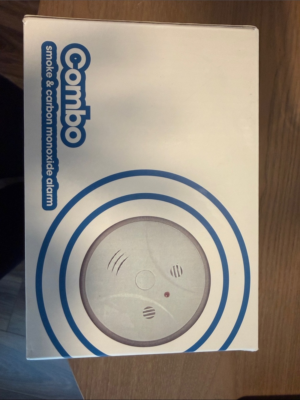 Amazon Combo Smoke & Carbon Monoxide Alarm - White and Blue
